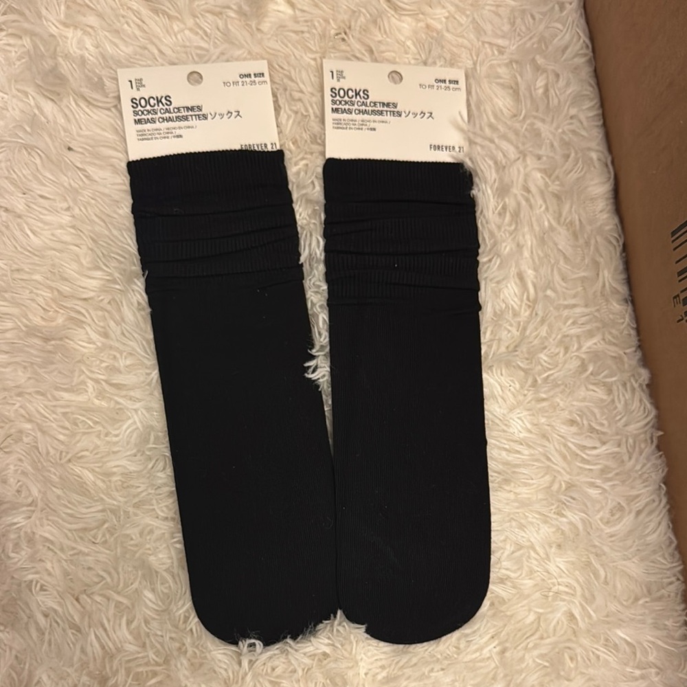Forever 21 Black Casual Socks